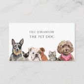 Tierärztliche Tierärztekarte Visitenkarte (Vorderseite)