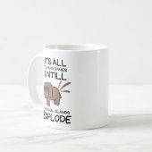 Tierärztliche Tierärztliche Anal Glands Explosion Kaffeetasse (Vorderseite Links)