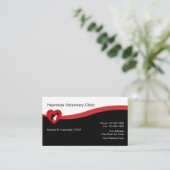 Tierärztliche Tierärztliche Visitenkarten Visitenkarte (Stehend Vorderseite)