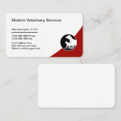 Tierärztliche Versorgung Visitenkarte (Vorne/Hinten)