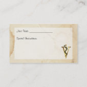 Tierärztliche Visitenkarte (Rückseite)