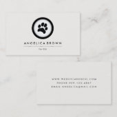 Tierärztliche Visitenkarte (Vorne/Hinten)