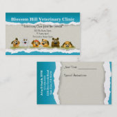 Tierärztliche Visitenkarte (Vorne/Hinten)