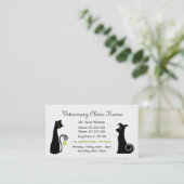 Tierärztliche Visitenkarte (Stehend Vorderseite)