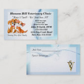 Tierärztliche Visitenkarte (Vorne/Hinten)