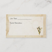 Tierärztliche Visitenkarte (Rückseite)