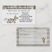 Tierärztliche Visitenkarte (Vorne/Hinten)