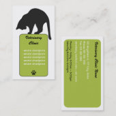 Tierärztliche Visitenkarte (Vorne/Hinten)