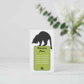 Tierärztliche Visitenkarte (Stehend Vorderseite)