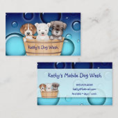 Tierärztliche Visitenkarte Hunde-Eimer (Vorne/Hinten)