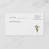 Tierärztliche Visitenkarte Terminkarte (Rückseite)