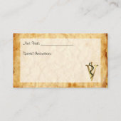 Tierärztliche Visitenkarte Terminkarte (Rückseite)