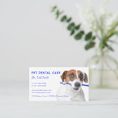 Tierärztliche Zahnmedizin Visitenkarte (Stehend Vorderseite)