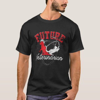 Tierärztlicher Beistand Future Veterinarian Animal T-Shirt