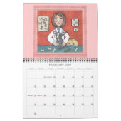 Tierärztlicher beruflicher Wandkalender 2010 (Feb 2027)
