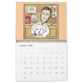 Tierärztlicher beruflicher Wandkalender 2011 (Jan 2027)