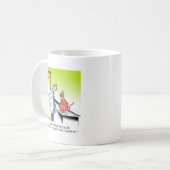 Tierärztlicher Cartoon 9480 Kaffeetasse (Vorderseite Links)
