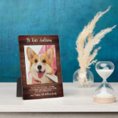 Tierärztlicher Dank Custom Pet Hund Foto Rustic Fotoplatte (Seite)