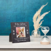 Tierärztlicher Dank für das Geschenk von Foto für  Fotoplatte (InSitu)