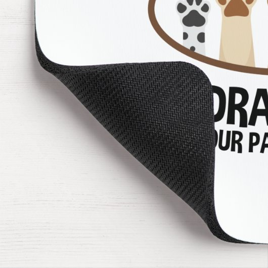 Tierärztlicher Funny Zeichne Blutquote Mousepad (Ecke)