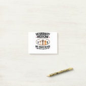 Tierärztlicher Funny Zeichne Blutquote Post-it Klebezettel (Auf Schreibtisch)