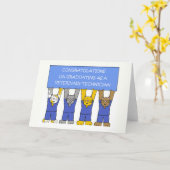 Tierärztlicher Graduate Karte (Gelbe Blume)
