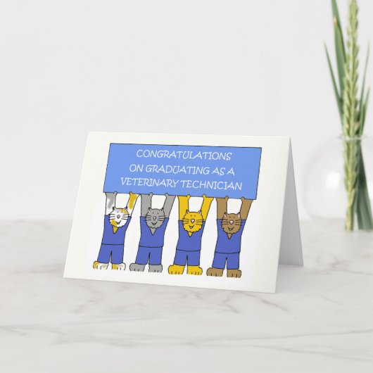 Tierärztlicher Graduate Karte (Vorderseite)