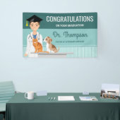 Tierärztlicher Graduate Vet DVM Glückwunsch Banner (Messeveranstaltung)