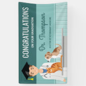 Tierärztlicher Graduate Vet DVM Glückwunsch Banner (Vertikal)
