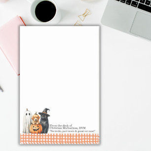 Tierärztlicher Individuelle Name Halloween Post-it Klebezettel