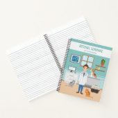 Tierärztlicher Individuelle Name Tierärztliche Hau Notizblock (Innenseite)