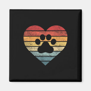 Tierärztlicher Tierarzt Tech Retro Sonnenuntergang Magnet