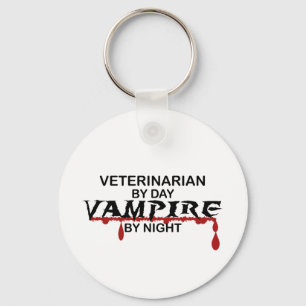 Tierärztlicher Vampir bis zum Nacht Schlüsselanhänger