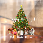  Tierärztlicher Weihnachtsbaum & Katzen & Hunde Fensteraufkleber (Blatt 2)