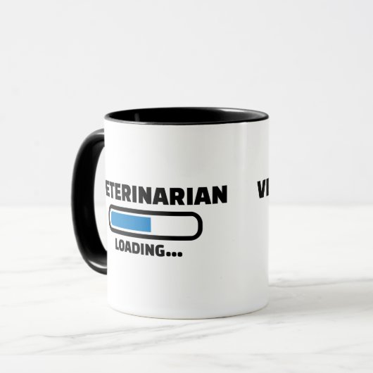 Tierärztliches Laden Tasse (Vorderseite Links)