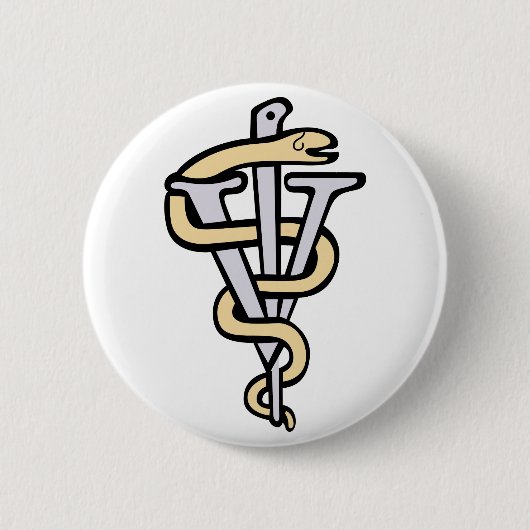 Tierärztliches Logo Button (Vorderseite)