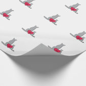 Tierärztliches Logo Geschenkpapier (Ecke)