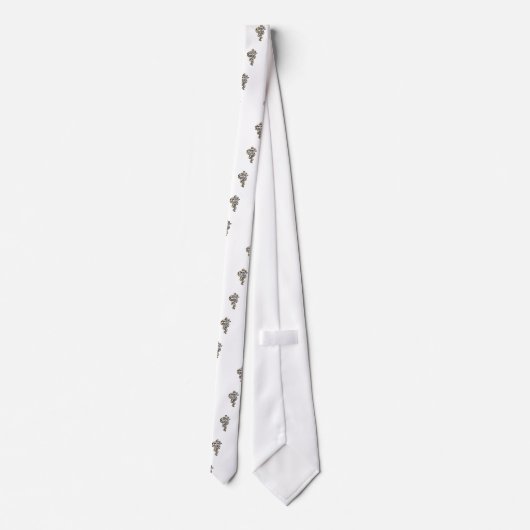 Tierärztliches Logo Krawatte (Rückseite)