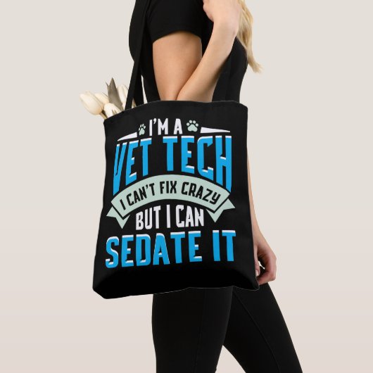 Tierarzttech-Geschenk-Idee - lustiges Tasche (Von Nahem)