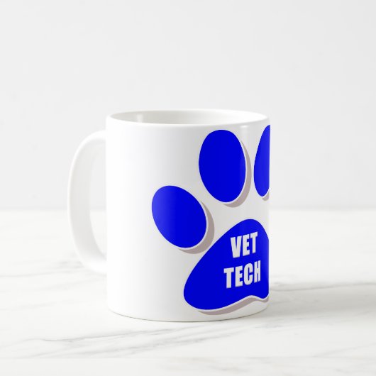 TIERARZTtech-TASSE Kaffeetasse (Vorderseite Links)
