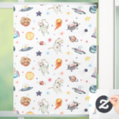 Tierastronaut Fensteraufkleber (Zuhause)