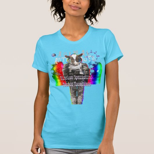 Tierastronauten in der T-Shirt (Vorderseite)