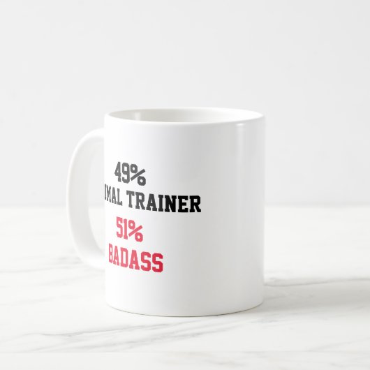 Tierausbilder Kaffeetasse (Vorderseite Links)