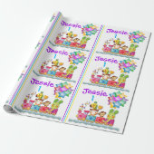 Tierausbildung Geburtstag Personalisieren Name & A Geschenkpapier (Ungerollt)