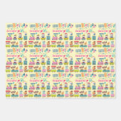 Tierausbildung Persönliche Bezeichnung Mädchen Geb Geschenkpapier Set (Vorderseite 2)