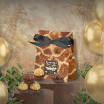 Tierausdruck Geburtstag Giraffe Gefälligkeitsbox