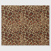 Tierausdruck Geschenkpapier (Flach)