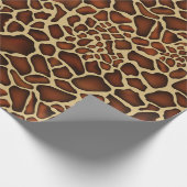 Tierausdruck Geschenkpapier (Ecke)