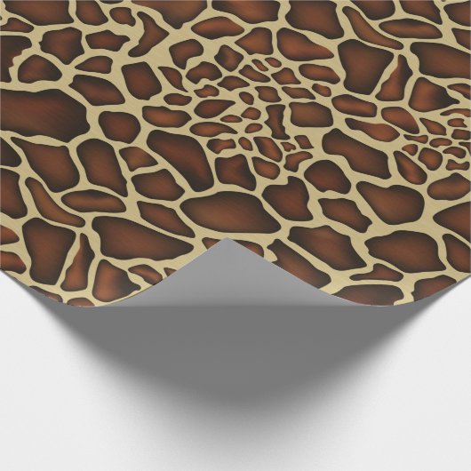 Tierausdruck Geschenkpapier (Ecke)