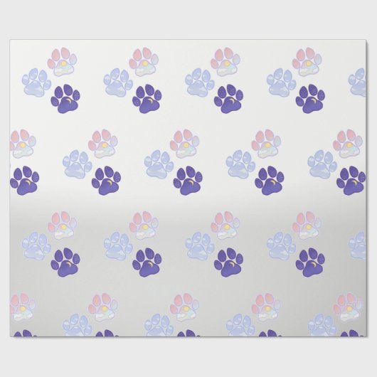 Tierausdruck Geschenkpapier (Flach)